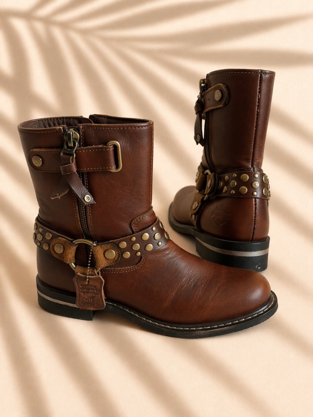 Harley Davidson womens Vada brown boots